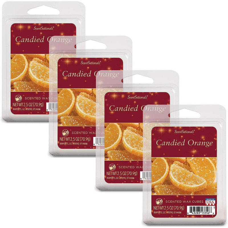 ScentSationals Candied Orange Wax 4PK
