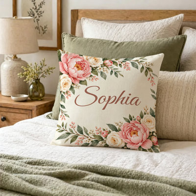 Housse de coussin personnalisée personnalisable, housse de coussin décorative personnalisée pour décoration et cadeaux des Fêtes