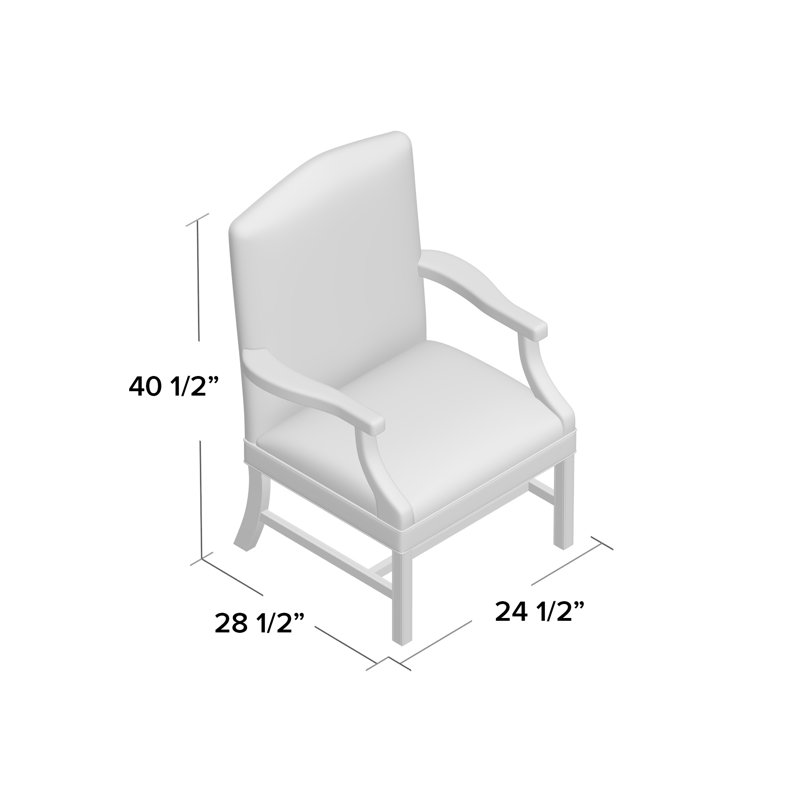 Addison Upholstered Armchair, Linen (3156 72), Montego Bay