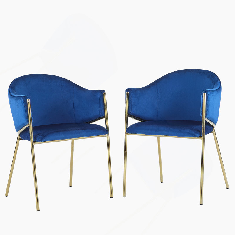 Chaise rembourrée Modern, Marine