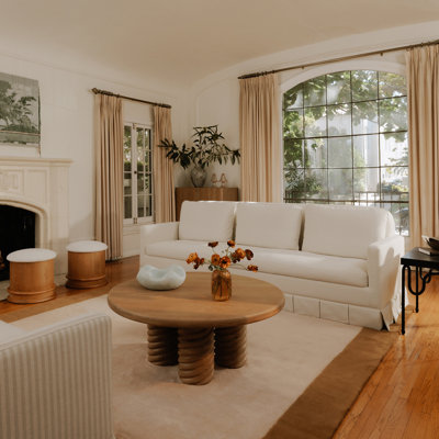 Gillian Segal for Moe's Pellicano 98'' Skirted Bench Sofa 