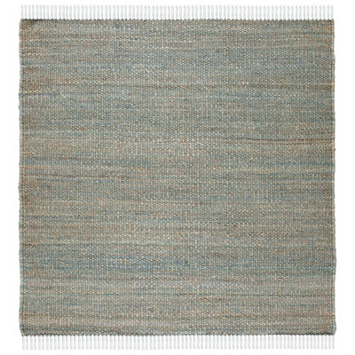 Fitzwater Natural Fiber Hand Woven Jute Striped Rug