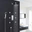 Système de douche thermostatique chromé de style élégant avec contrôle précis de la température Kyiv