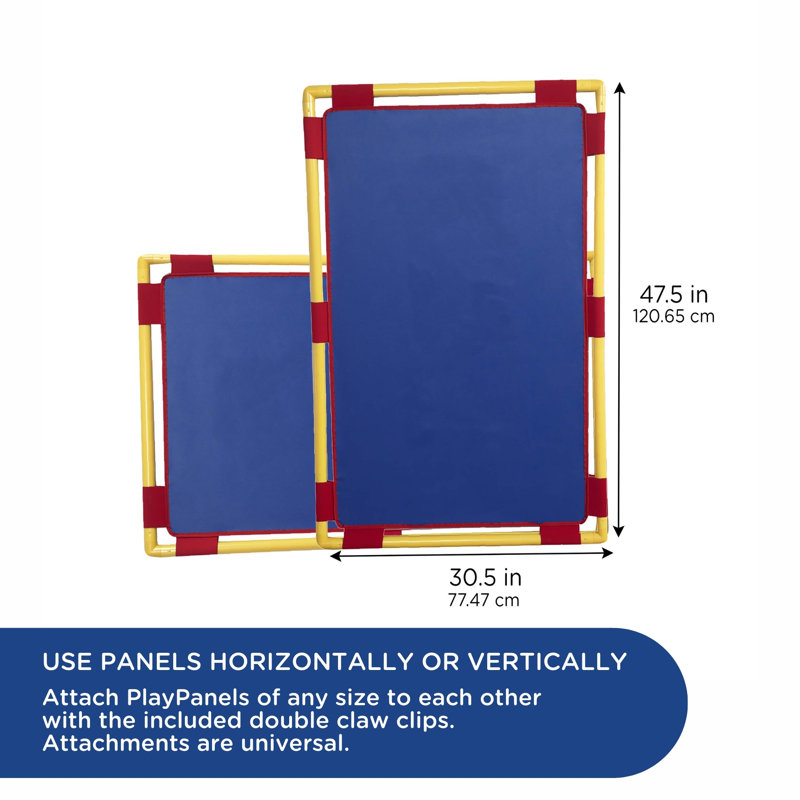 Rectangle Playpanel - With Feet, Blue