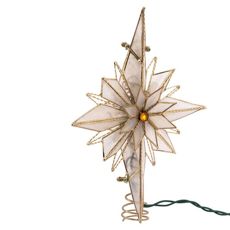 Bethlehem 10.5'' Caps Christmas Lighted Tree Topper