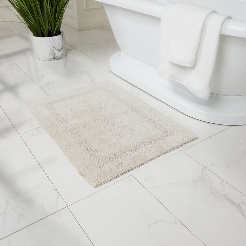 Tapis pour salle de bain Edilio, Lin, L 24 po x L 36 po