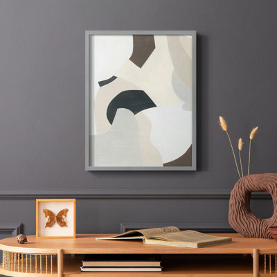 Shifting Neutrals I Framed Print - Solid Wood