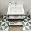 Ensemble de meuble-lavabo mural simple l 24 po x P 20 po x H 22,5 po Aylanna-780994397