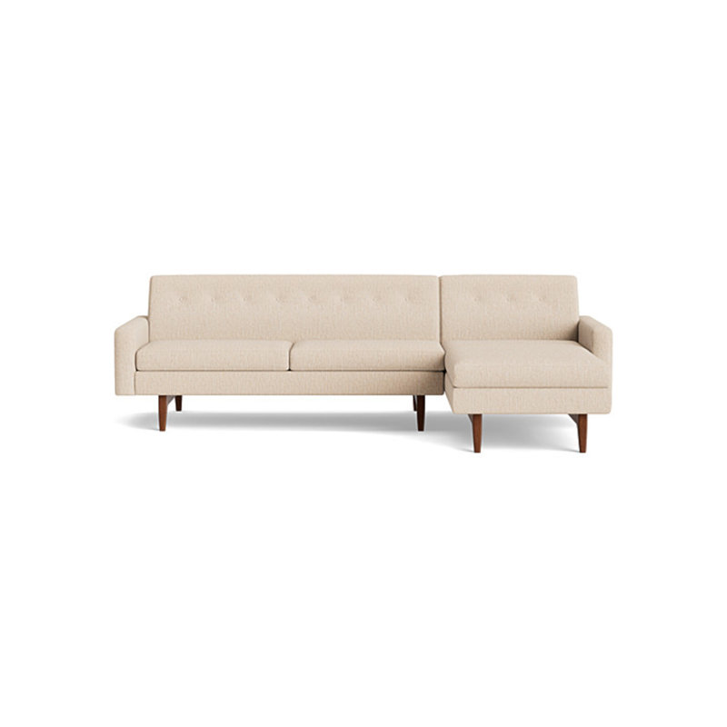 Tyler Sectional, Performance Velvet - Uniform, Left Hand Facing