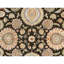 Hand Knotted Wool Area Rug in Black