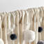 Panneau de rideau simple semi-diaphane avec passe-tringle Tassel Window-90569271-88659911