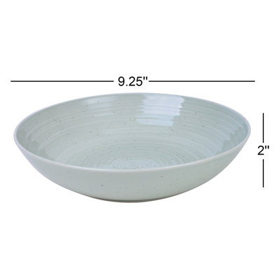 Sango Siterra Artist's Blend Stoneware Soup Bowls Multi Assorted Colors, Dishwasher Safe