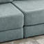 255cm Modular L-Shaped Sofa Bed, 7-in-1 Boneless Cloud Couch, Chenille Sectional, No Assembly, Teal