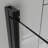 32" - 33.2" Adjustable Width Pivot Glass Shower Door, 6Mm Tempered Clear Glass, Black Finish, Reversible Installation, 180 Internally/Externally Pivot, Bi Folding Hinges, Water Leakage Prevention-124897865