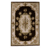 Handmade Silk and Wool Area Rug