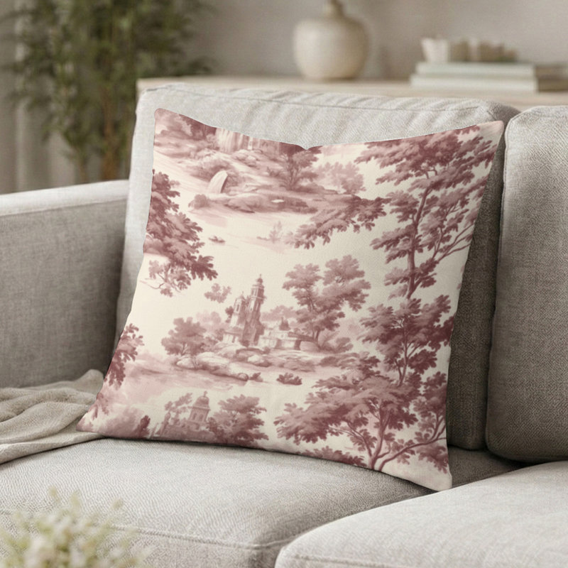 Coussin décoratif French Country, H 20 po x l 20 po