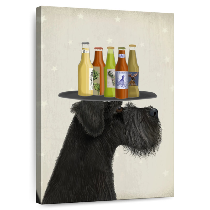 Amateurs de bière noire Brampt Schnauzer, H 48 po x l 32 po