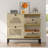 Shoe Storage Cabinet with 4 Flip Drawer, Shoes Organizer with Hollow Out Panel-2008339137