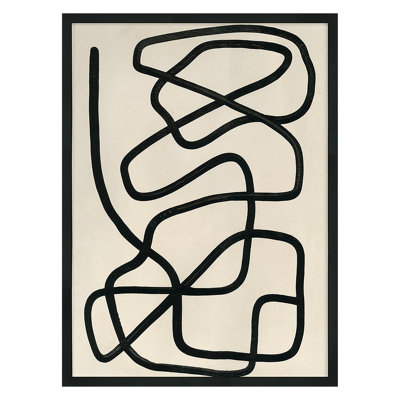 Smooth Moves 2 par Kyle Goderwis - Peinture sur papier d'un seul cadre