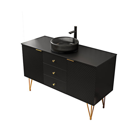 Meuble-lavabo autoportant avec lavabo