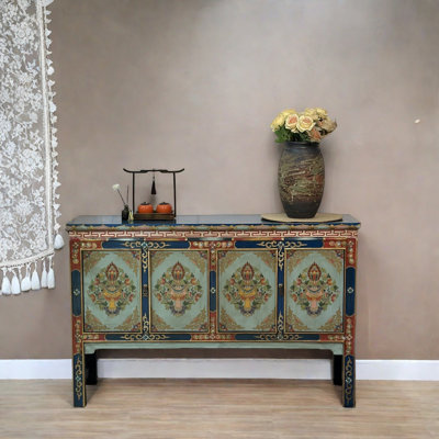 Painted and Aged Console Table