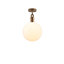 Fourche au plafond / globe / fumé / moyen / acier-825676491-825676488-809214909