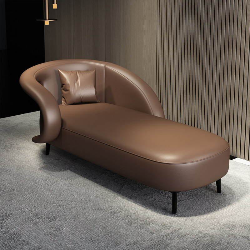 Fauteuil inclinable en cuir massif 78,74 po