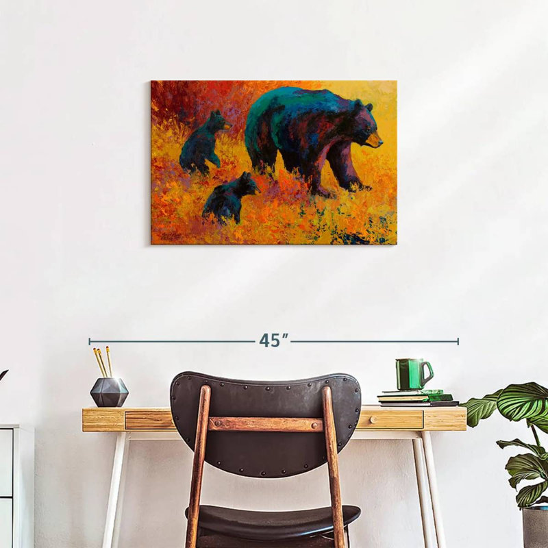 Brampt Double Trouble Black Bear, 20" H x 30" W