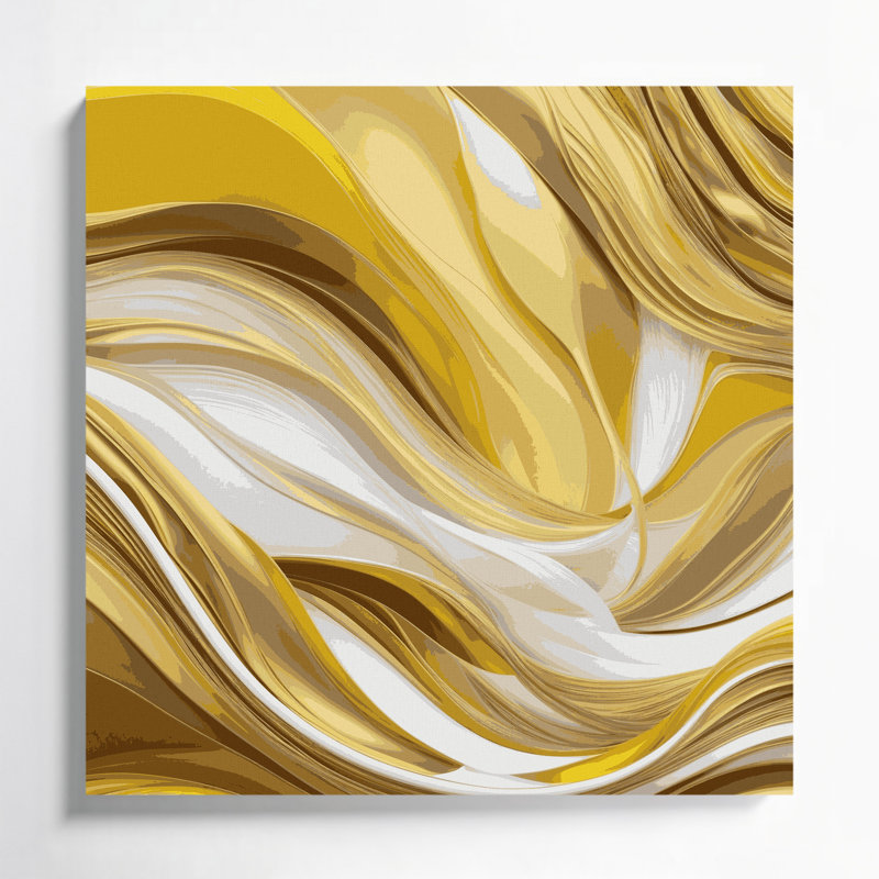 Art numérique sur toile, abstraction numérique 57, H 12 po x l 12 po