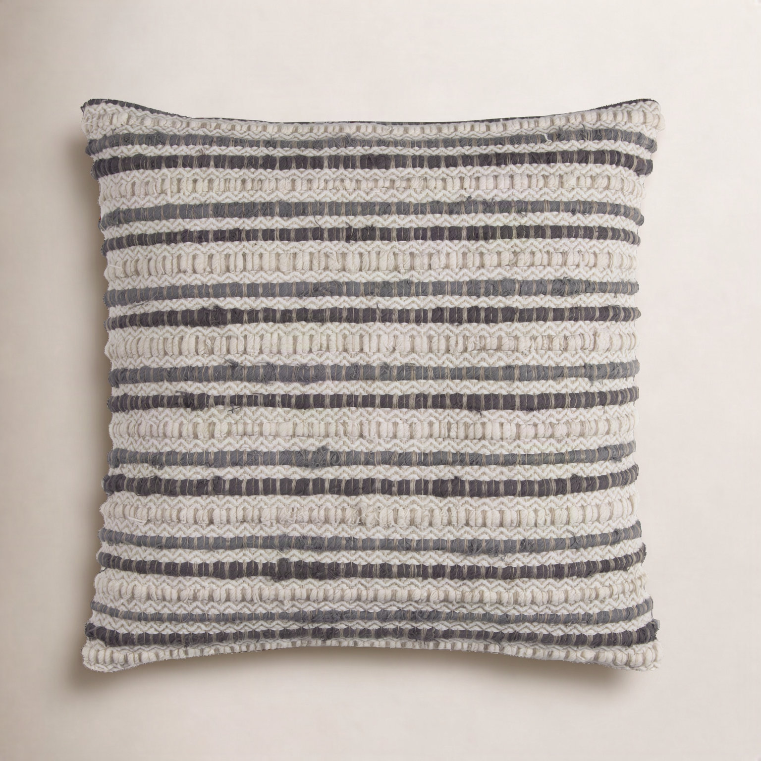 Allentown 20" x 20" Linen Throw Pillow, Gray