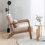 Ensemble de chambre à coucher 2 pièces avec lit à lattes rembourré Vestel et tête de lit haute-102506361