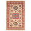 Malechi One-of-a-Kind 6'4" X 10'3" New Age Wool Area Rug in Cream