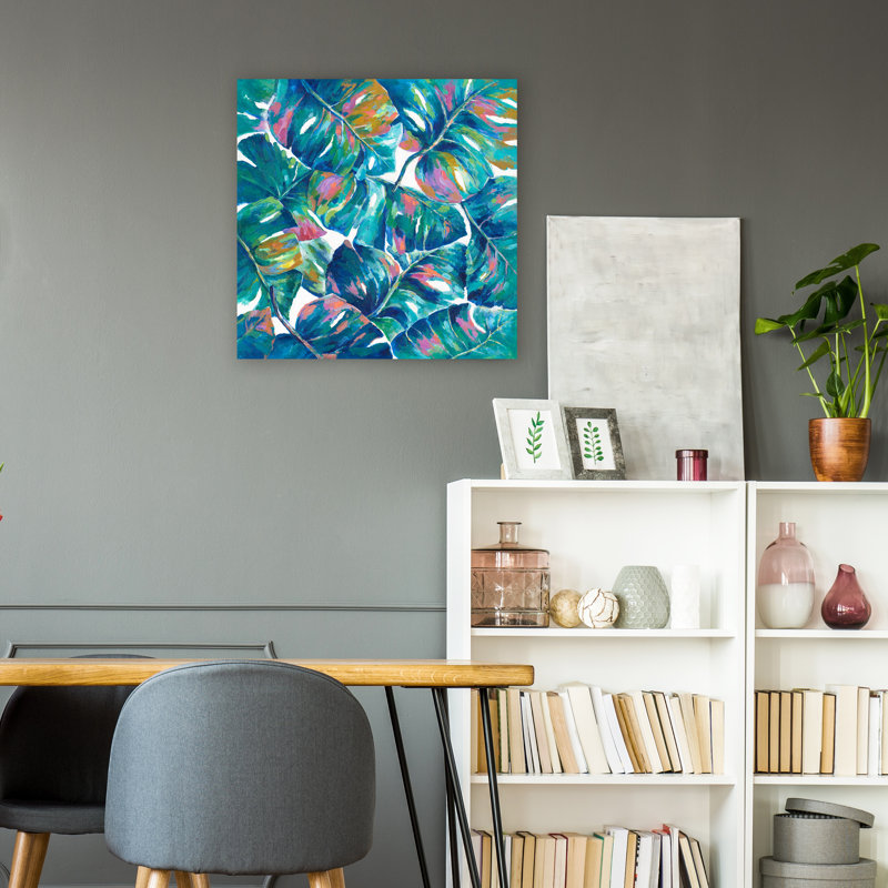 «Hopeful Spring» - peinture sur toile tendue, H 20 po x l 20 po x 1,5 po