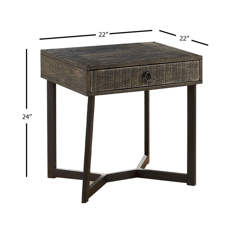 Senters End Table with Storage