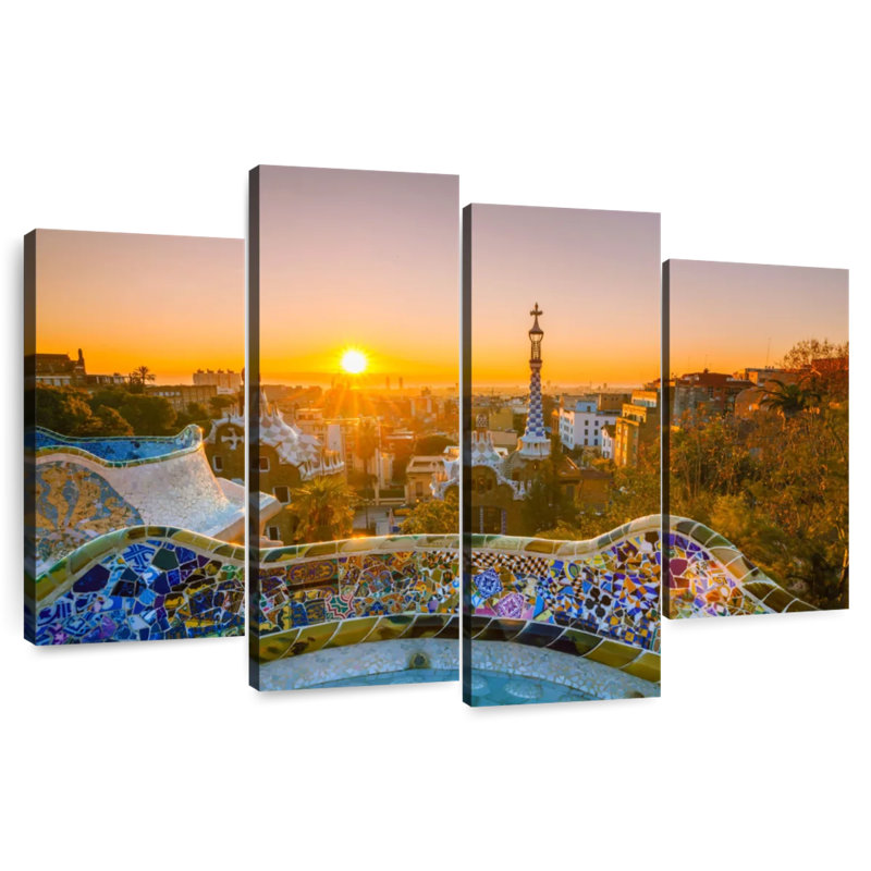 Perspectives de Sireci Park Guell, H 22 po x l 36 po