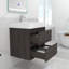 Base de meuble-lavabo mural 24 po Moreno avec plateau en acrylique renforcé Moreno-590151398