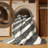 Washable Pewter Striped Area Rug-953636753