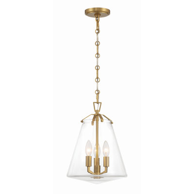 3 - Light Dimmable Bell Chandelier