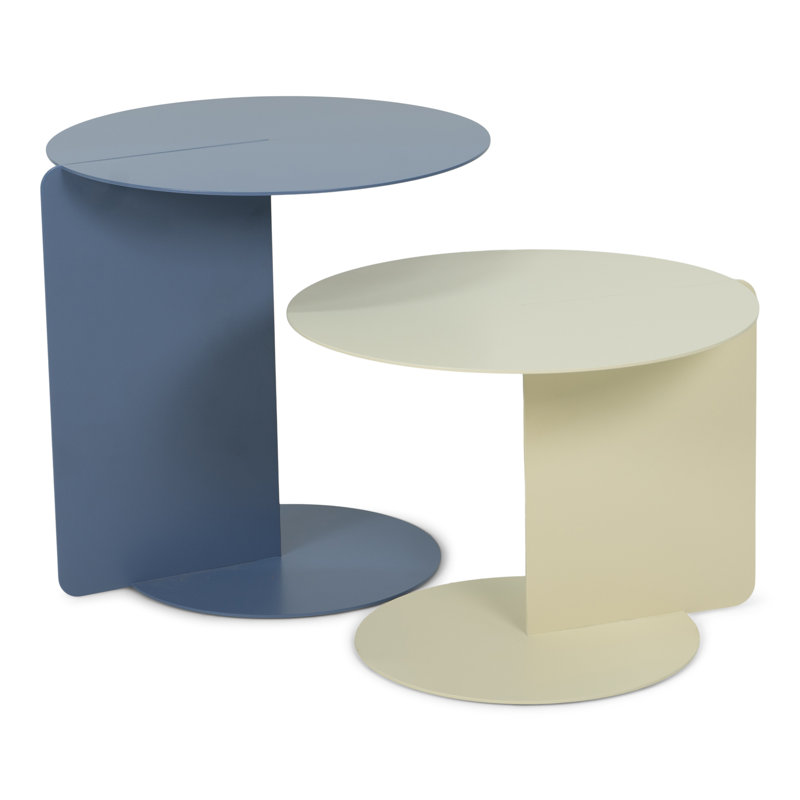 Jackson-Thomas Floor Shelf End Table, Blue