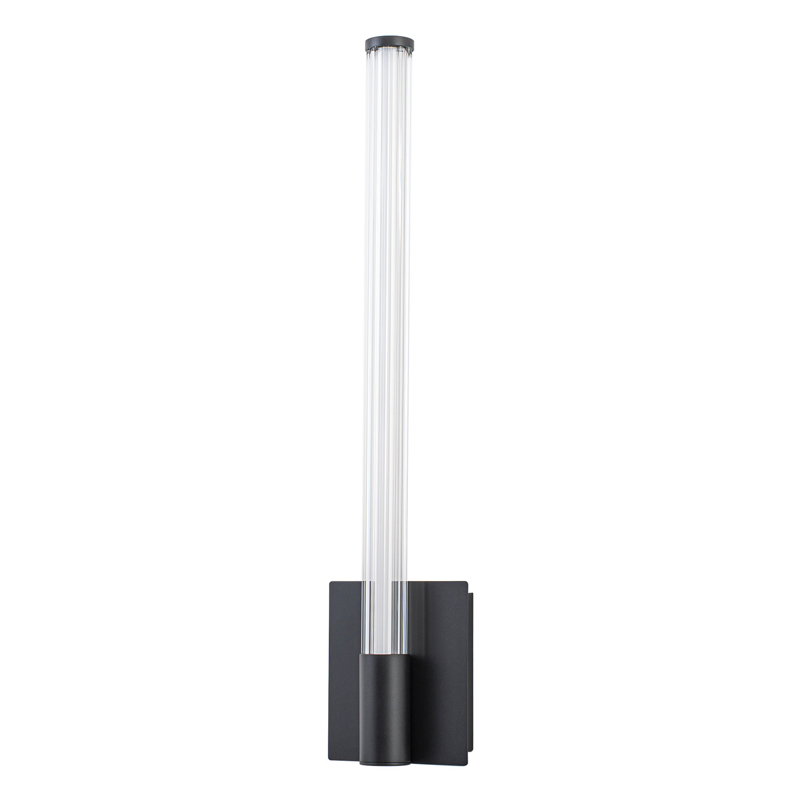 Maxe Dimmable LED Wall Sconce, 24-in, Black