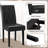 Modern PU Leather Dining Chair Upholstered Side Chair (Set of 4)-509133582-529889283