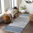 Handmade Braided Cotton Bright Blue/Navy Rug-1510128526