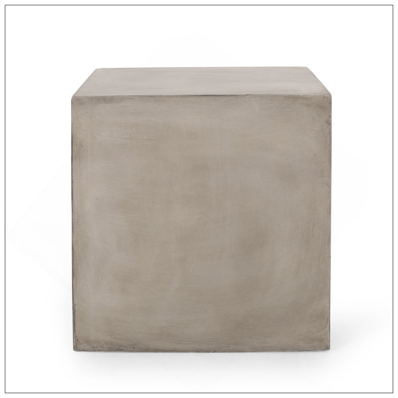 Outdoor MGO Side Table ,Light Grey