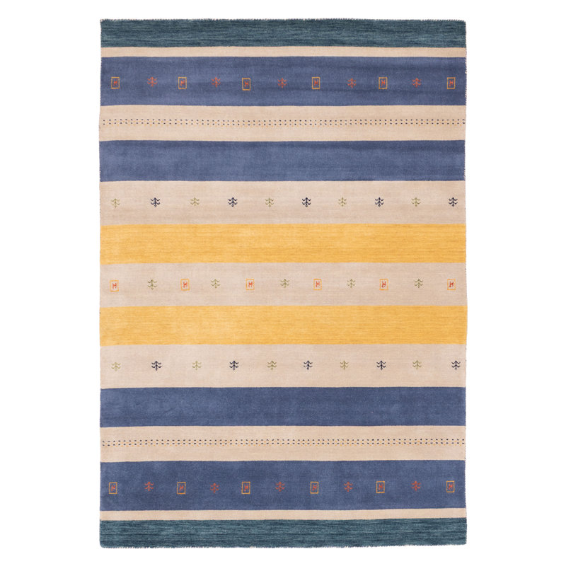 Tapis gris Kashkuli Gabbeh 6 pi 8 po x 9 pi 8 po