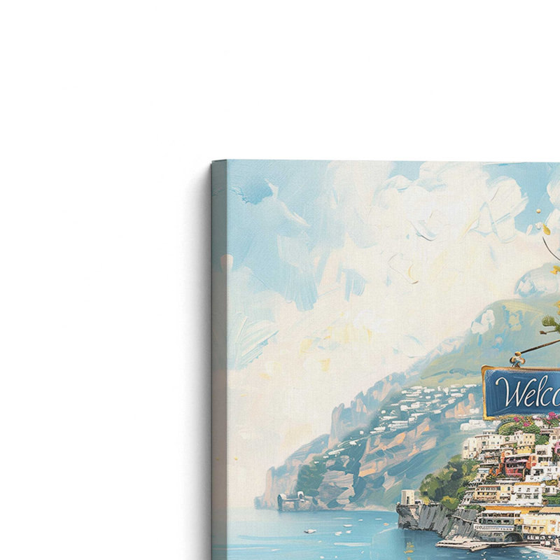 Ensemble 2 pièces Coastal Charm Paradise sur toile par Azure Artisanal Studio, Toile tendue, H 48 po x l 64 po x P 1,25 po