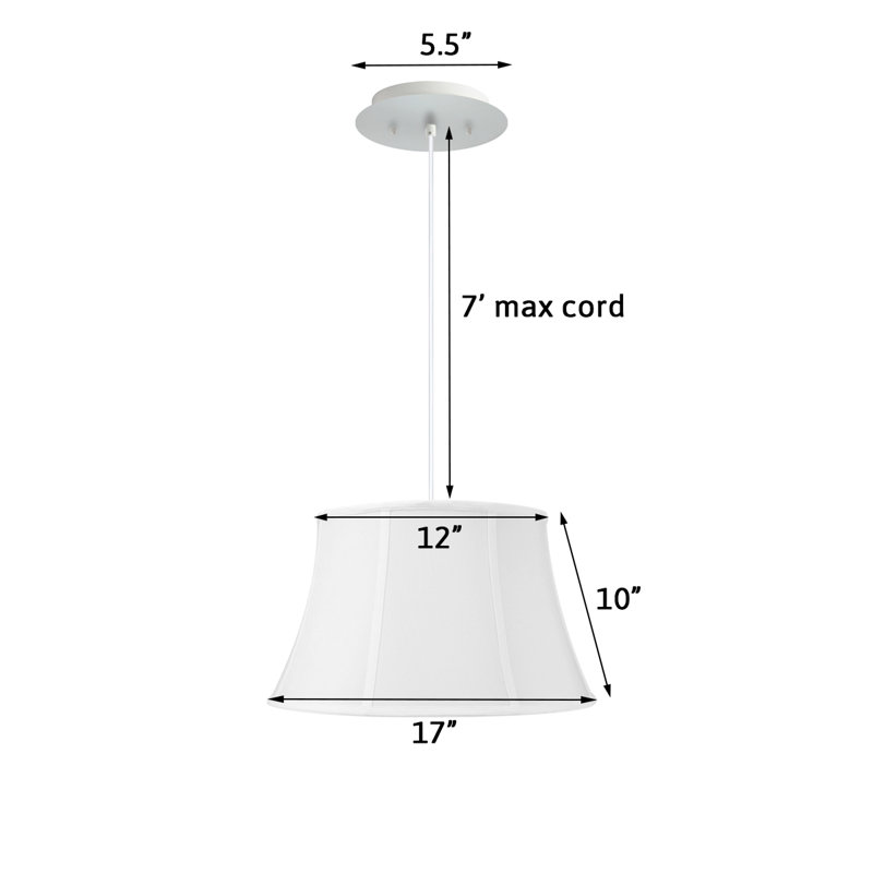2 - Light White Single Pendant