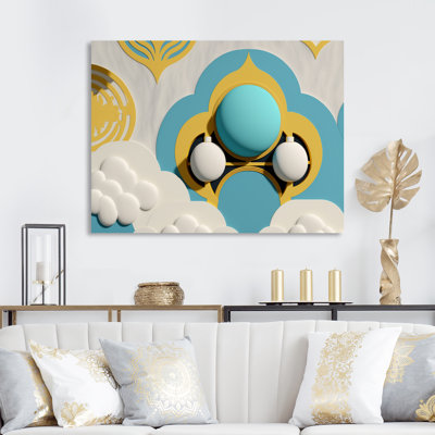 «Blue Moon Rising I», reproduction sur toile