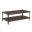 Table basse bicolore avec tablette de rangement inférieure Feickert-40490207