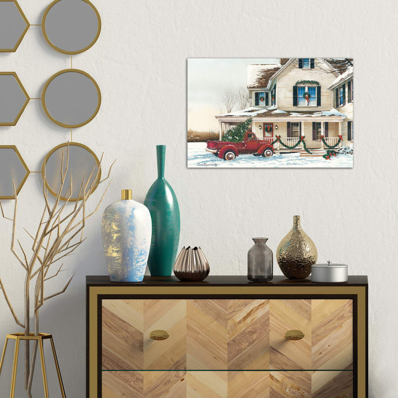 Preparing For Christmas by John Rossini - Wrapped Canvas Print, 152.5 cm H x 101.5 cm W