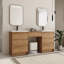  Ensemble de meuble-lavabo double 72 po avec plateau en résine Bellmead